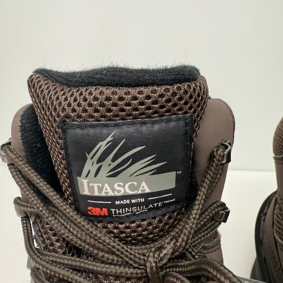 Itasca Boots Men's Size 10 Brown 3M Thinsulate Waterproof Outsole Base Insulated - Picture 5 of 12